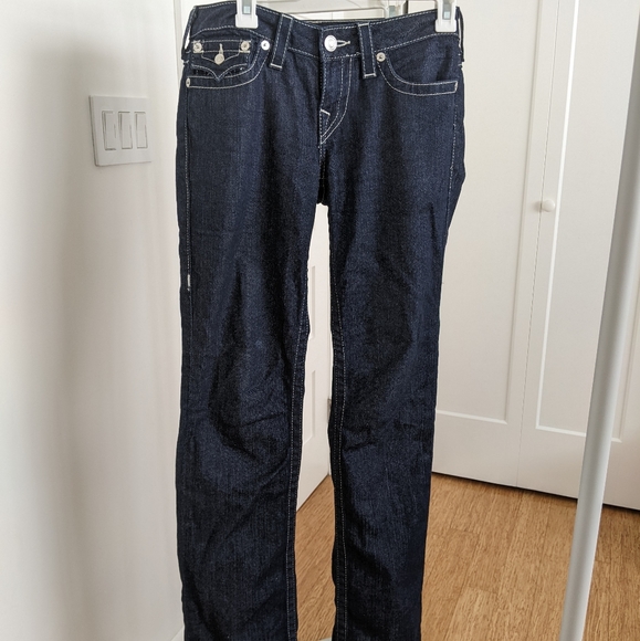 True Religion Billy Bling Rhinestones Jeans 29 - Picture 4 of 13